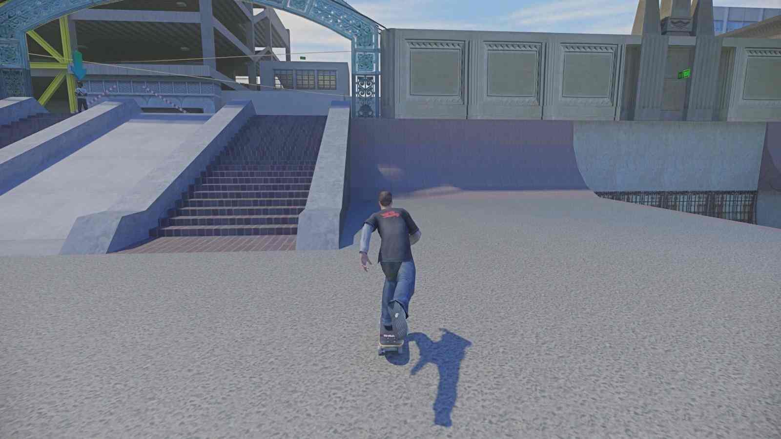 《托尼霍克职业滑板4》MOD截图 展示RTX Remix效果