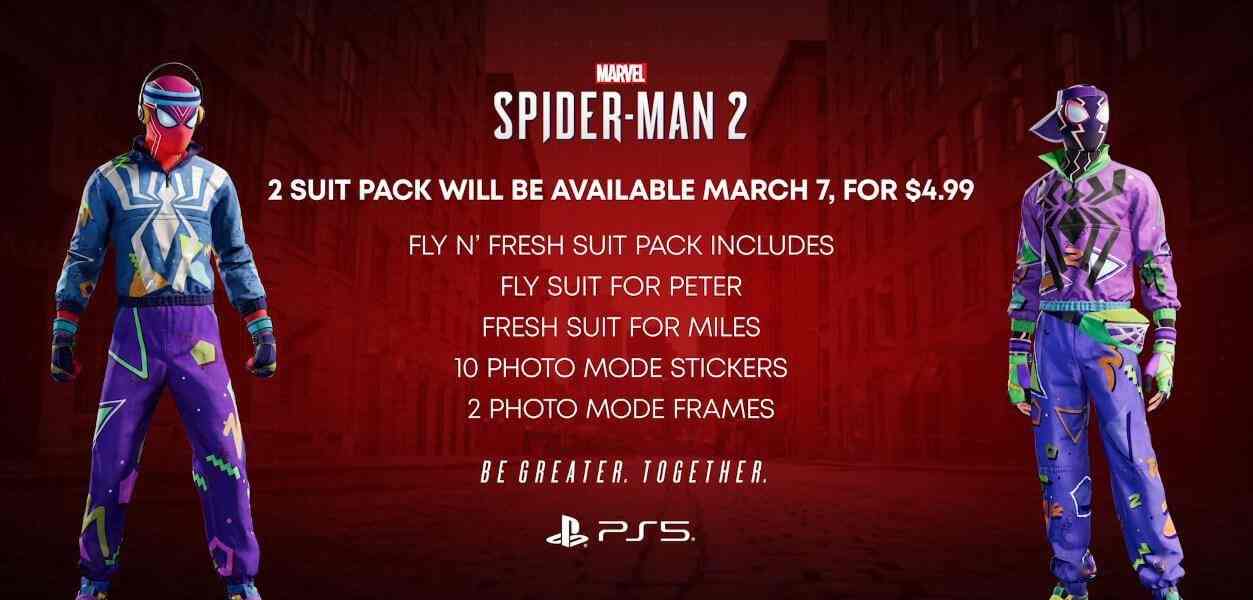 《漫威蜘蛛侠2》将推更新 包含新套装、新游戏+等